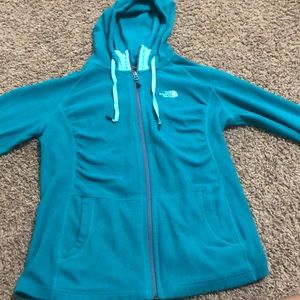 North face zip up jacket.